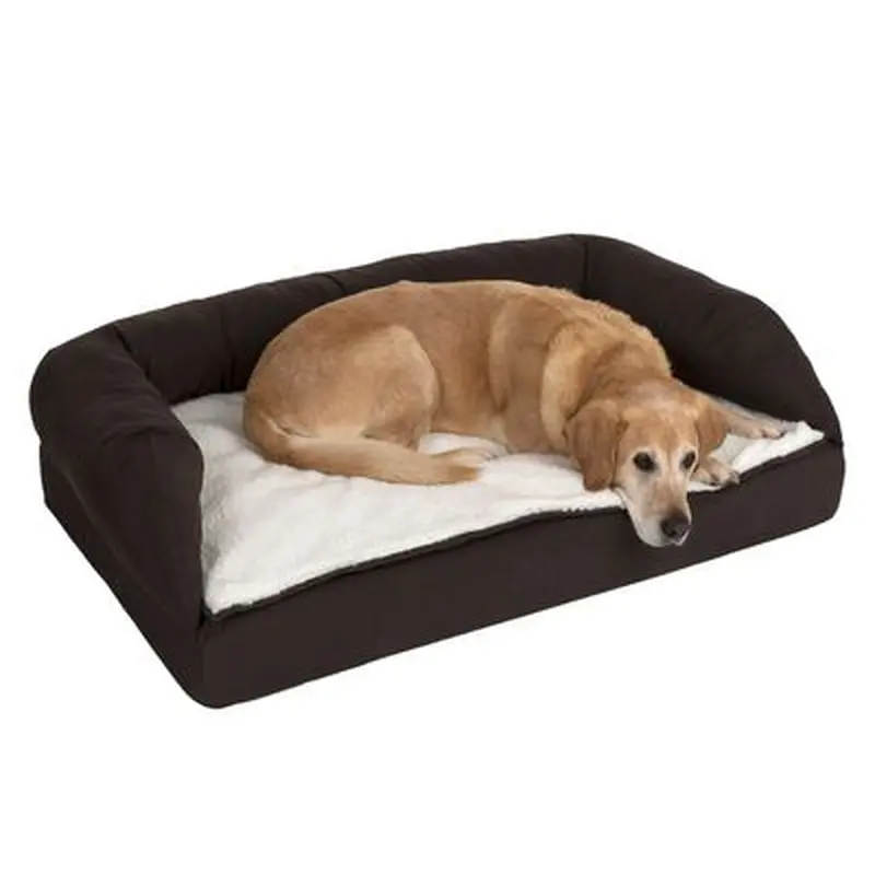 Orthopaedic square dog bed - 90 x 60 x 30 cm (L x W x H)
