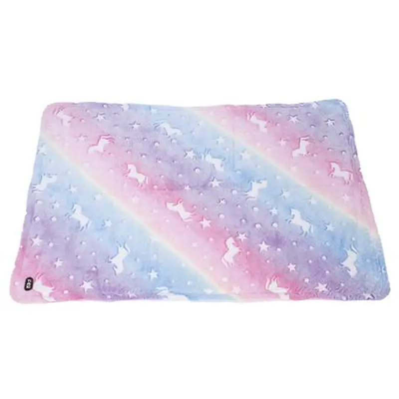 TIAKI Glowing Unicorns Cosy Blanket - 100 x 70 cm (L x W)