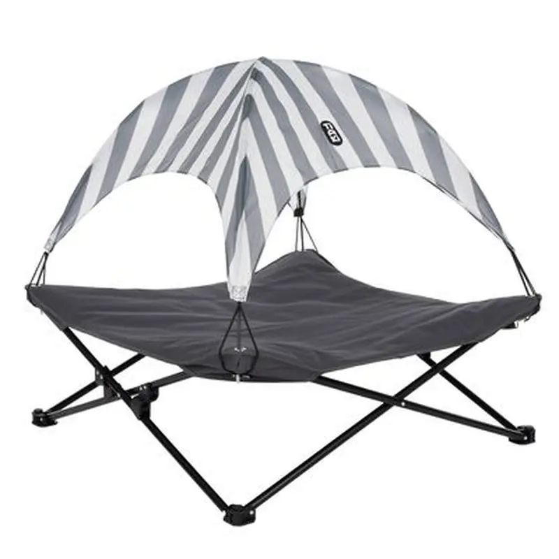TIAKI Sun Stripes dog bed - L 80 x W x H 80 x 30 cm
