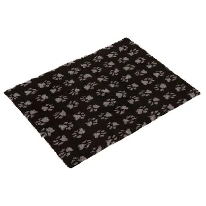 Vetbed Isobed SL Paw Blanket - Black/Grey - 150 x 100 cm (L x W)