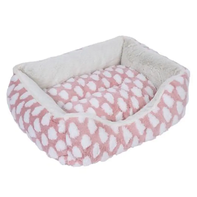 zooplus Basics Fluffy cuddly bed - pink