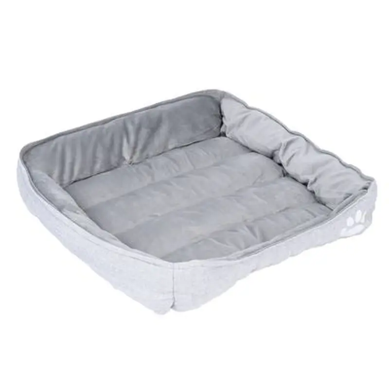 TIAKI Basic Cuddle Bed - Grey - Size S: 50 x 45 x 12 cm (L x W x H)