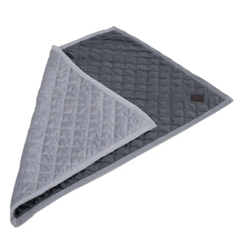 Velvet Snuggle Blanket - Granite Grey - 100 x 70 cm (L x W)