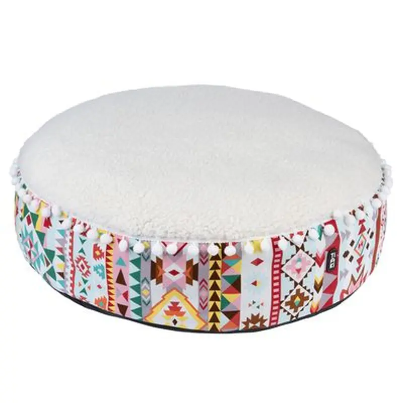 TIAKI Tassel Cuddle Cushion - diameter 60 x (H) 15 cm