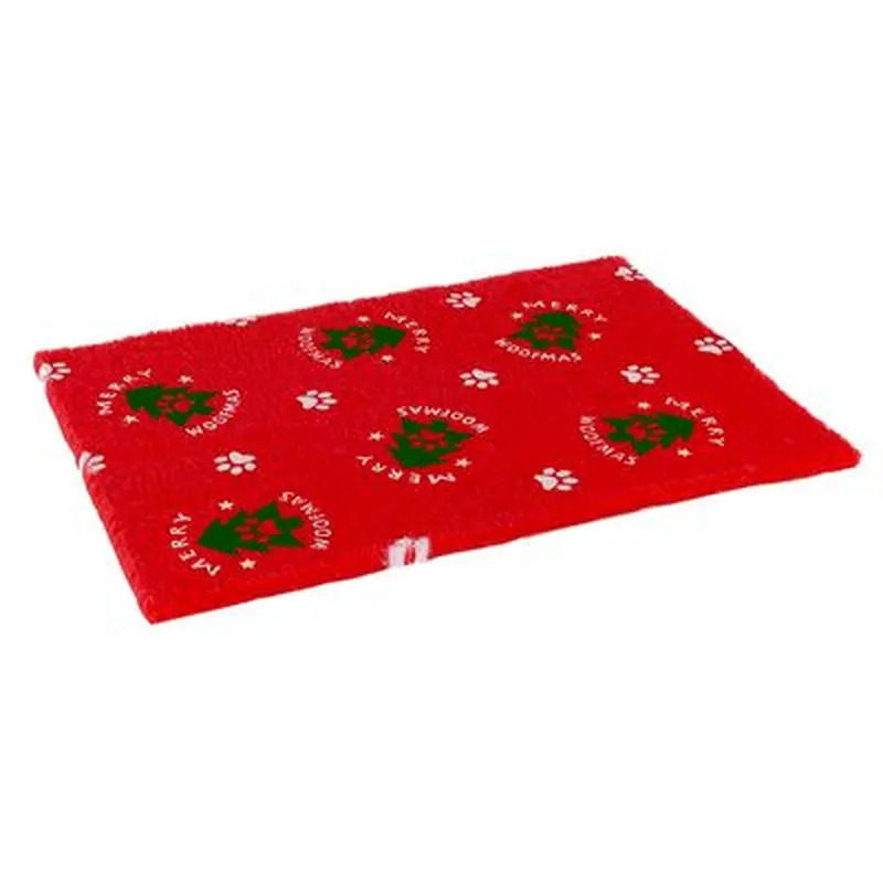Vetbed Merry Woofmas Dog Blanket - 100 x 75cm (L x W)