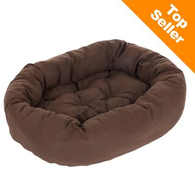 Cosy Mocca Dog Bed - 110 x 95 x 20cm (L x W x H)