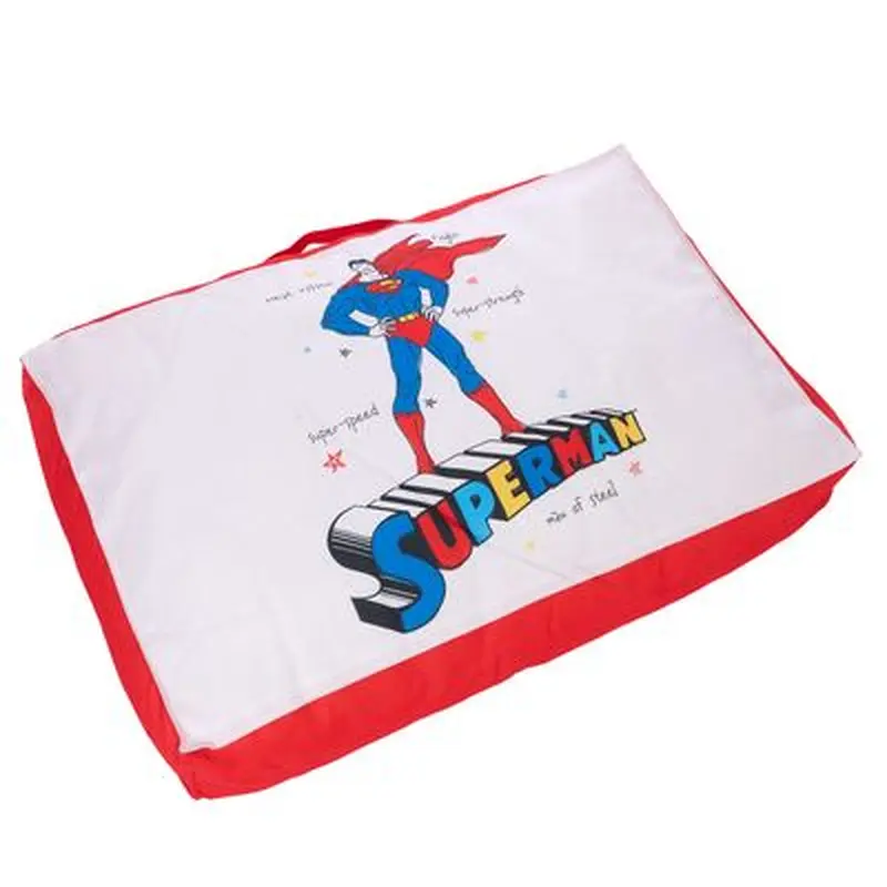 DC Superman Dog Mattress - Size S: 80 x 50 x 15 cm (L x W x H)