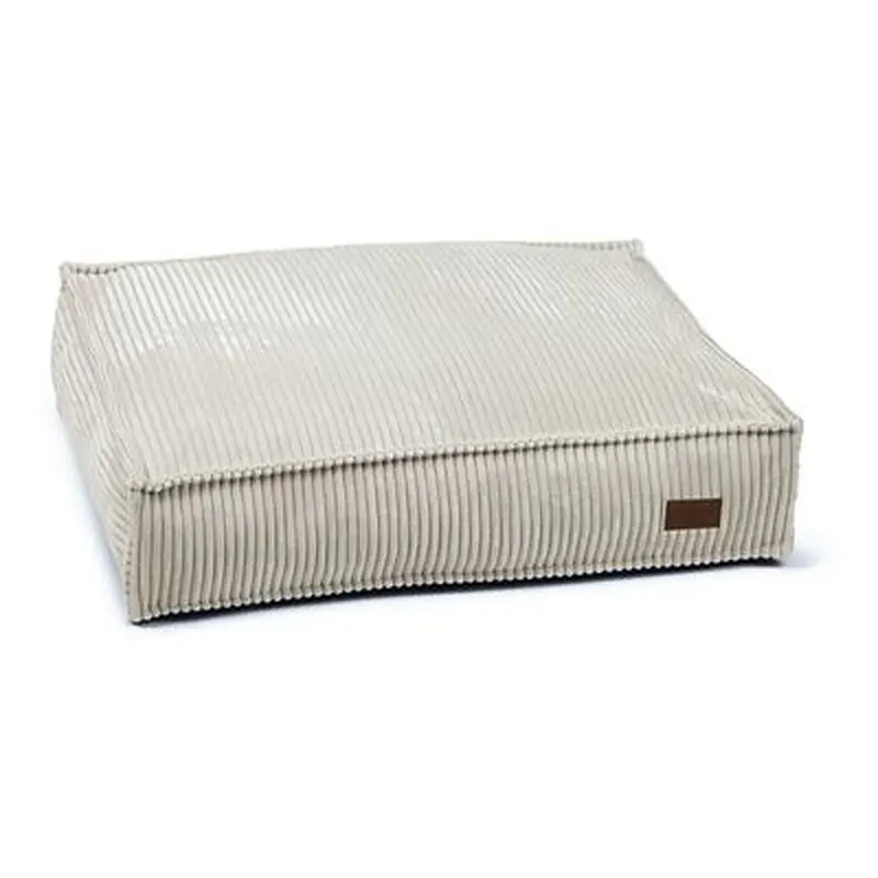 Designed by Lotte Ribbed Lounger Cushion - Light Grey - approx. 100 x 70 x 15cm (L x W x H)