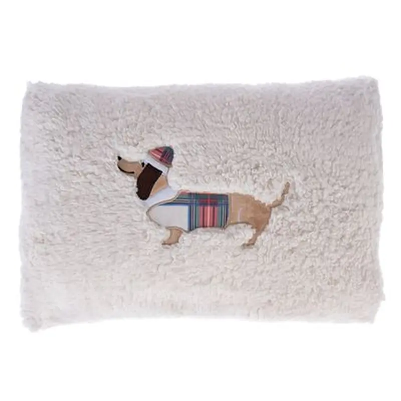 TIAKI Funny Winter Dog Cushion - 50 x 30 cm (L x W)