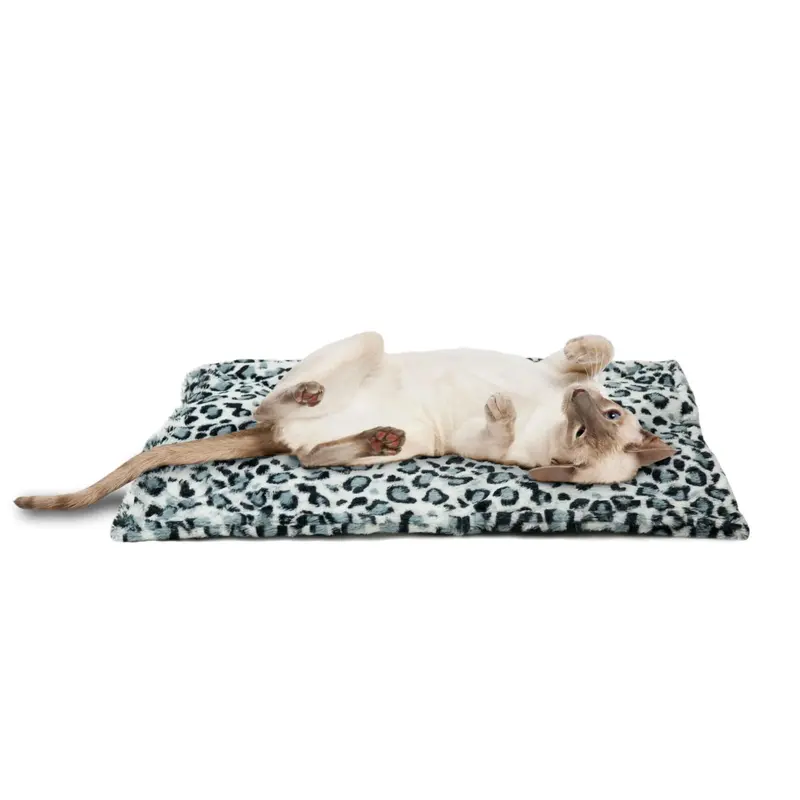 FurHaven ThermaNAP Faux Fur Self-Warming Pet Mat - Snow Leopard