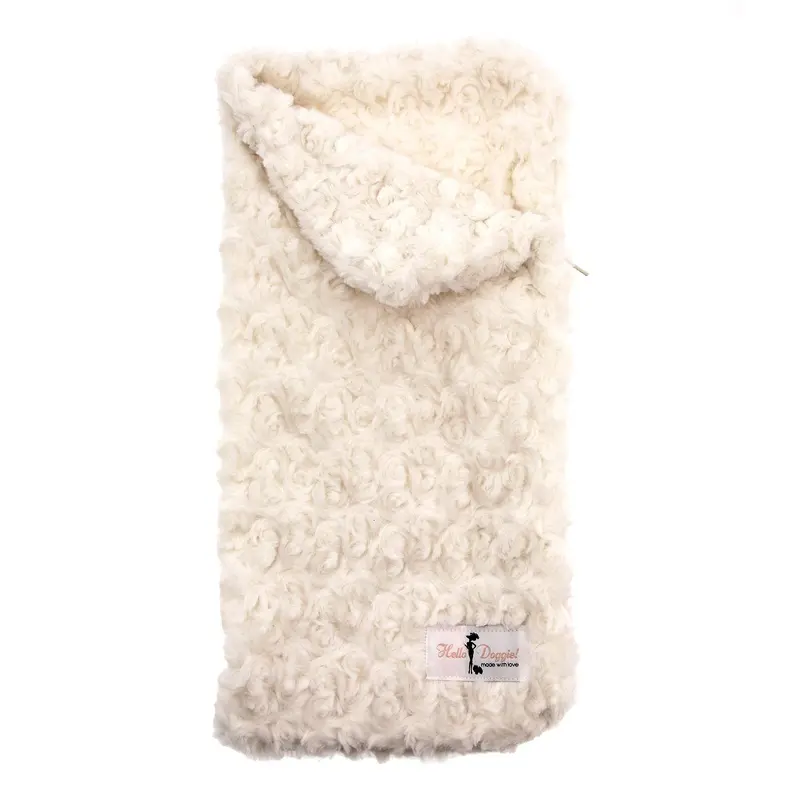 Hello Doggie Snuggle Pup Sleeping Bag Dog Bed - Rosebud Cream