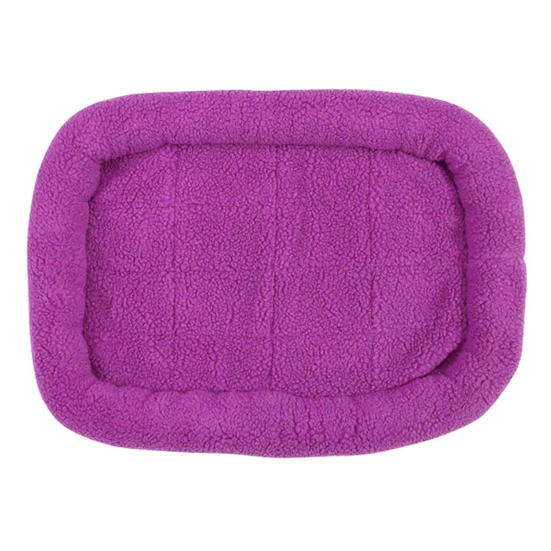 Slumber Pet Sherpa Crate Bed - Lavender