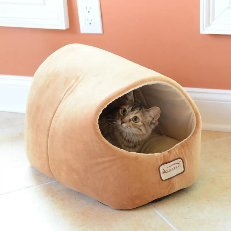 Armarkat Pet Bed Cave - Brown/Ivory