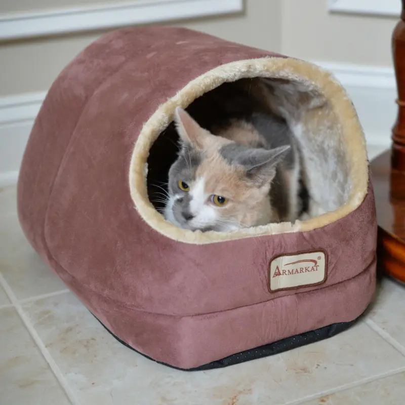 Armarkat Pet Bed Cave - Rose/Beige