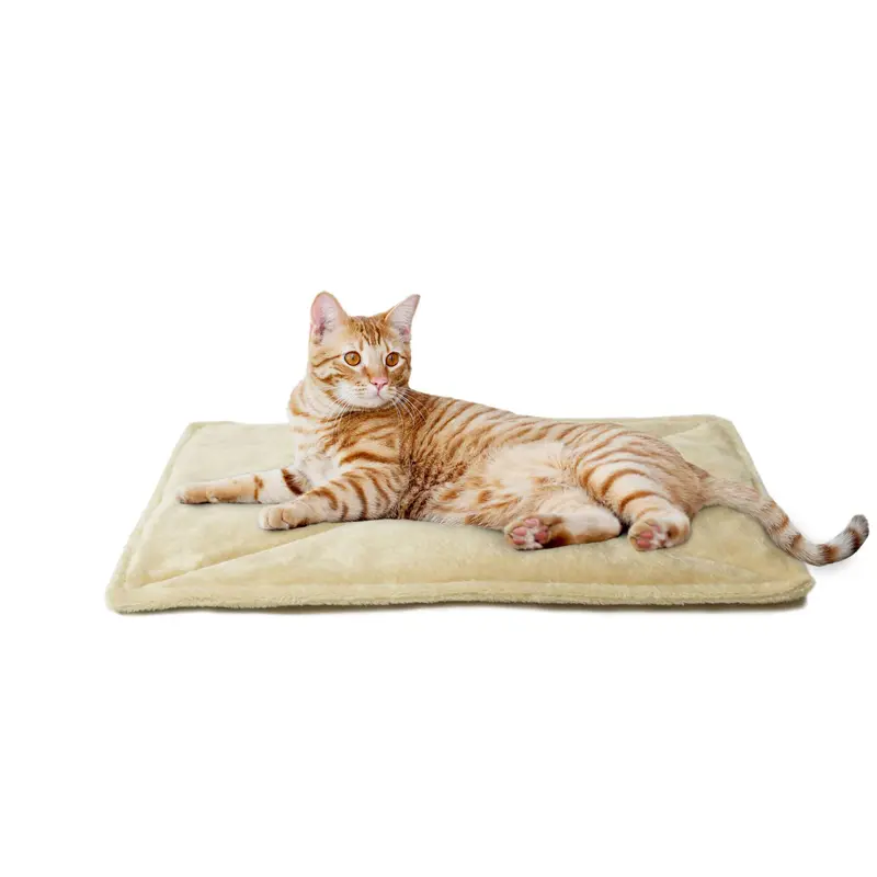 FurHaven ThermaNAP Faux Fur Self-Warming Pet Mat - Cream