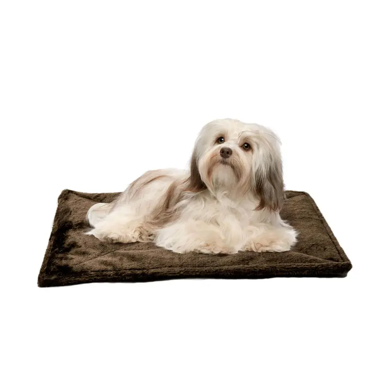 FurHaven ThermaNAP Faux Fur Self-Warming Pet Mat - Espresso