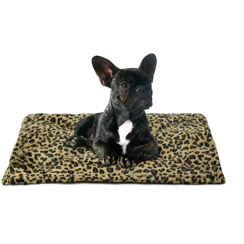 FurHaven ThermaNAP Faux Fur Self-Warming Pet Mat - Leopard