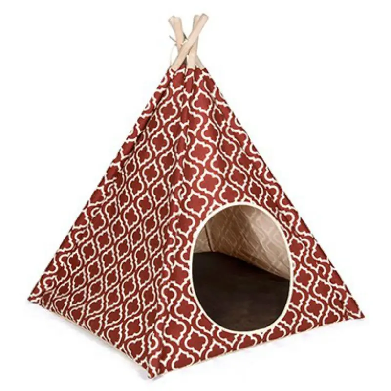 P.L.A.Y. Dog and Cat Teepee - Moroccan Marsala
