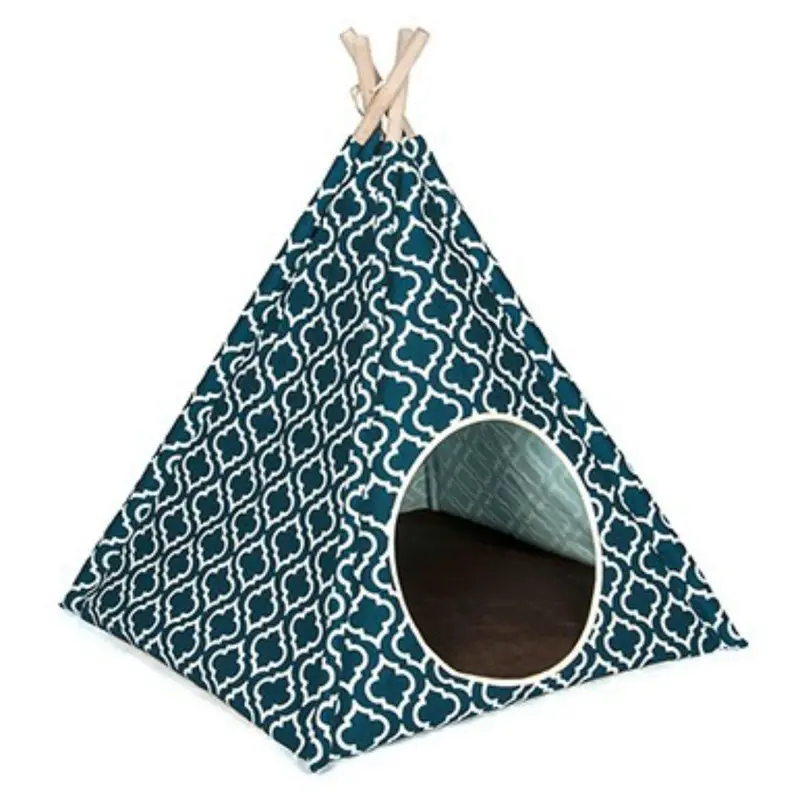 P.L.A.Y. Dog and Cat Teepee - Moroccan Navy