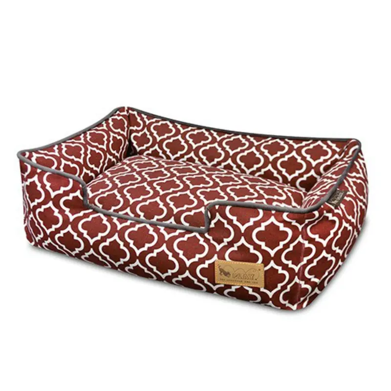 P.L.A.Y. Moroccan Lounge Dog Bed - Marsala