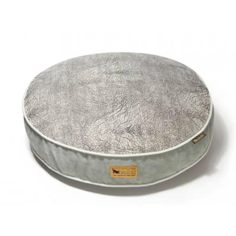 P.L.A.Y. Savannah Round Dog Bed - Gray