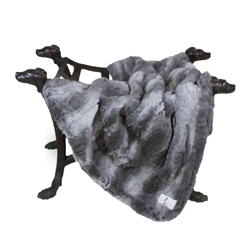 Hello Doggie Deluxe Dog Blanket - Granite