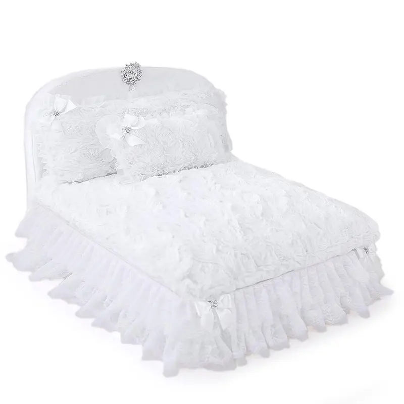 Hello Doggie Enchanted Nights Luxury Dog Bed - Snow White