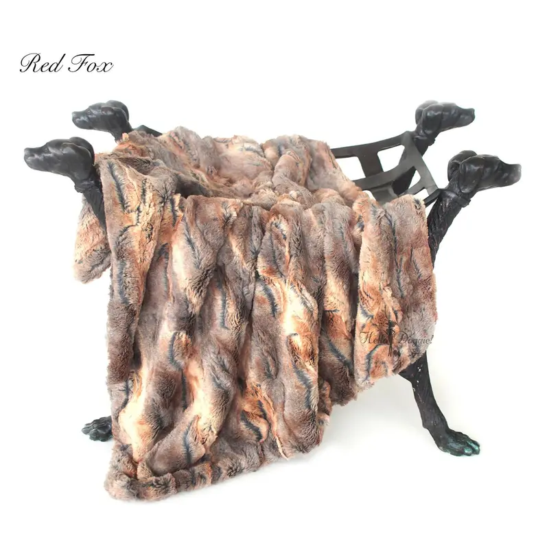 Hello Doggie Luxe Dog Blanket - Red Fox