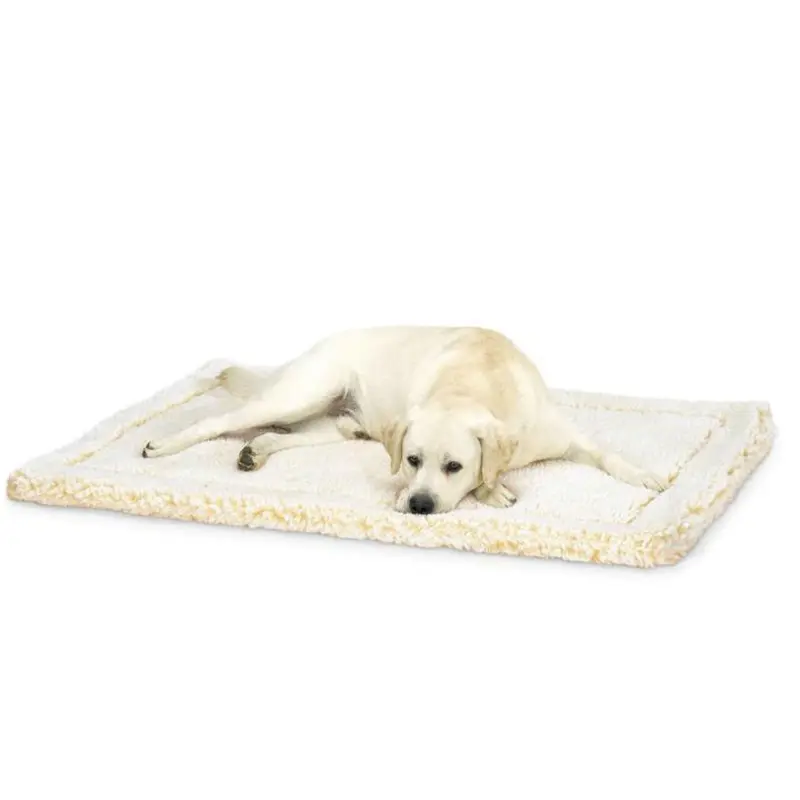 HuggleHounds HuggleMat Dog Bed - Cream