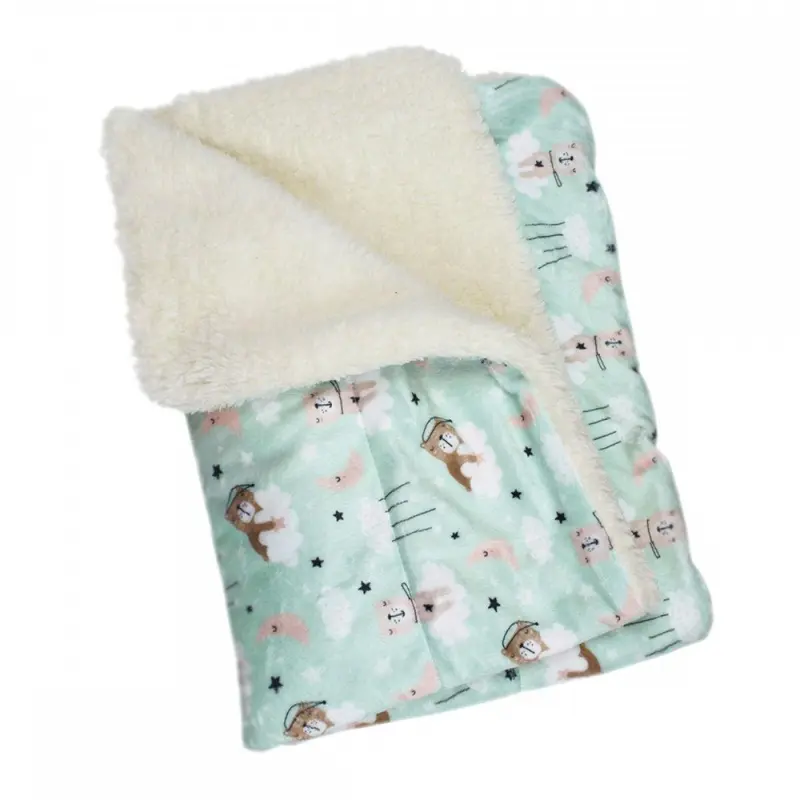 Klippo Bedtime Bears Ultra Soft Minky/Plush Dog Blanket