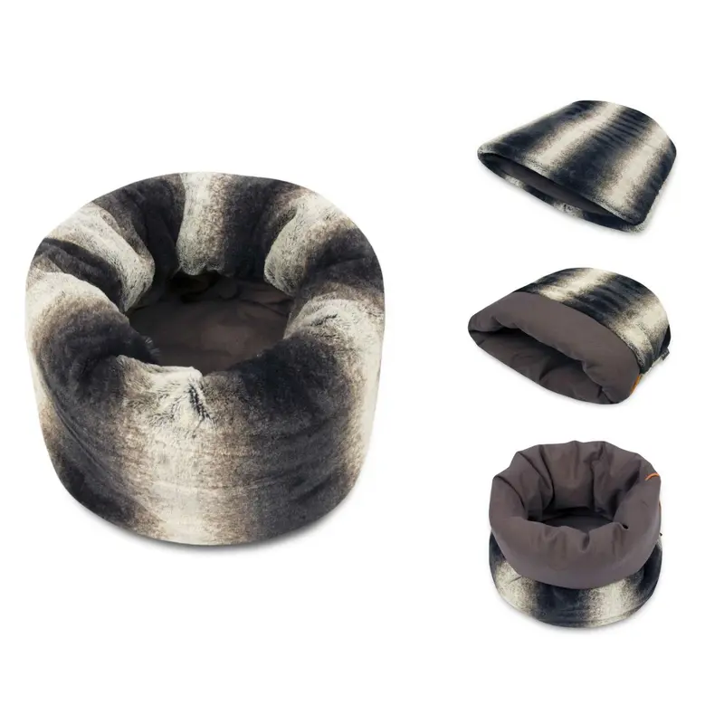 P.L.A.Y. Snuggle Dog Bed - Graphite Black