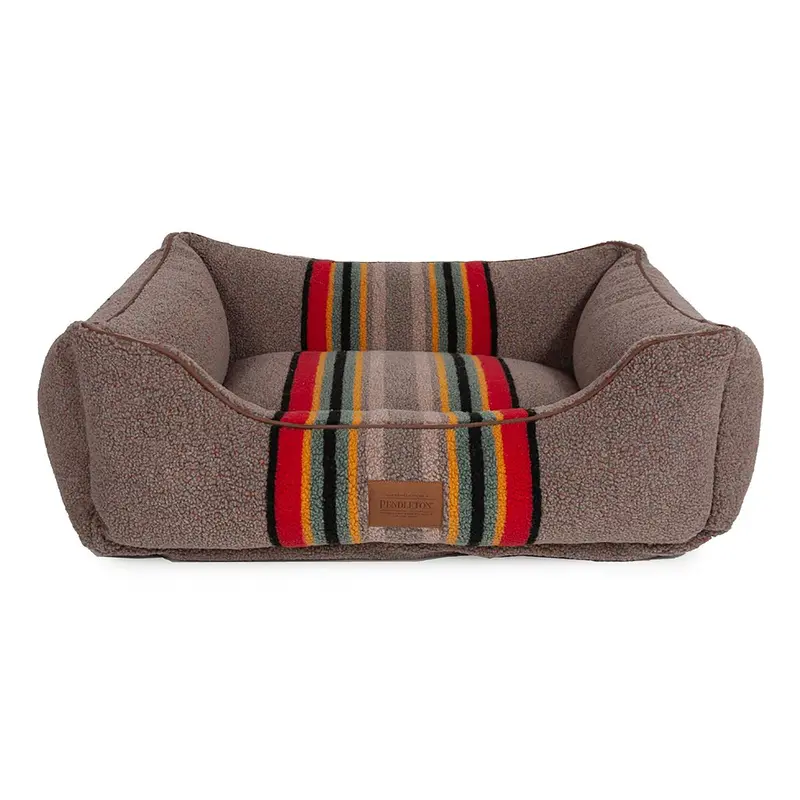 Pendleton Pet Vintage Camp Kuddler Dog Bed - Umber