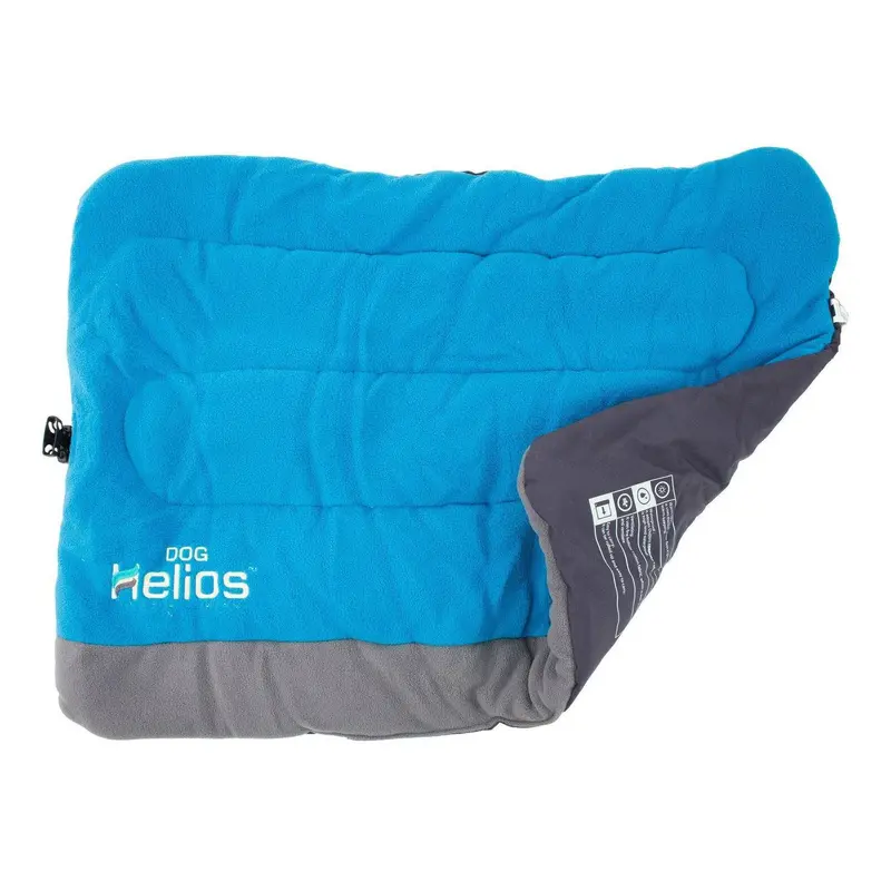 Pet Life Helios Combat-Terrain Cordura-Nyco Reversible Travel Camping Dog Bed - Blue