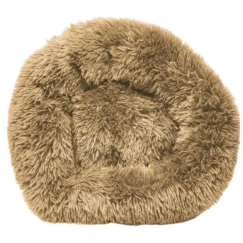 Pet Life Nestler Rounded Dog Bed - Khaki