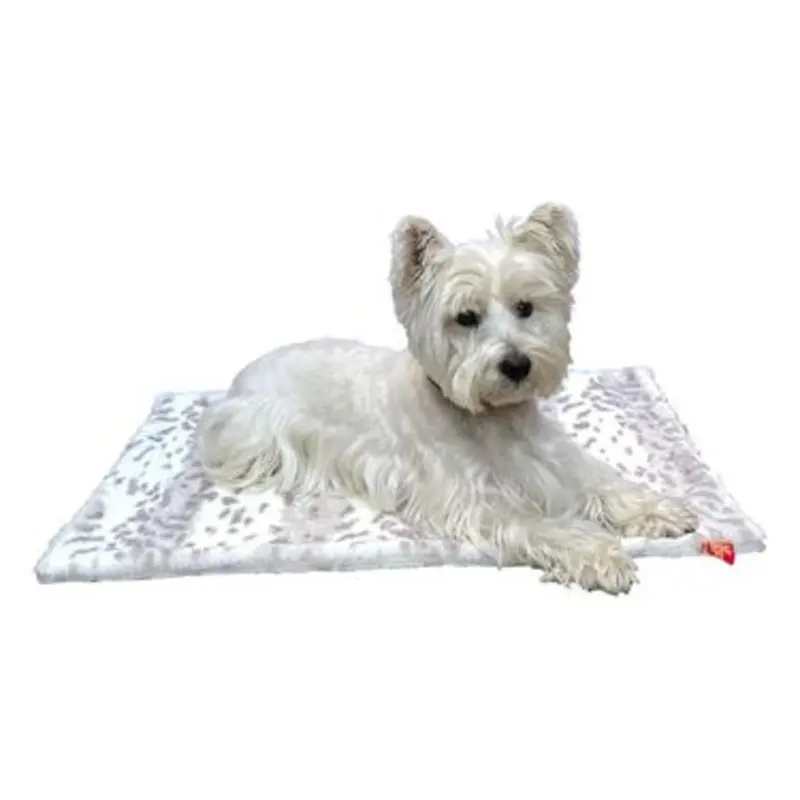 The Dog Squad Faux Fur Dog Blanket - Gray Lynx 