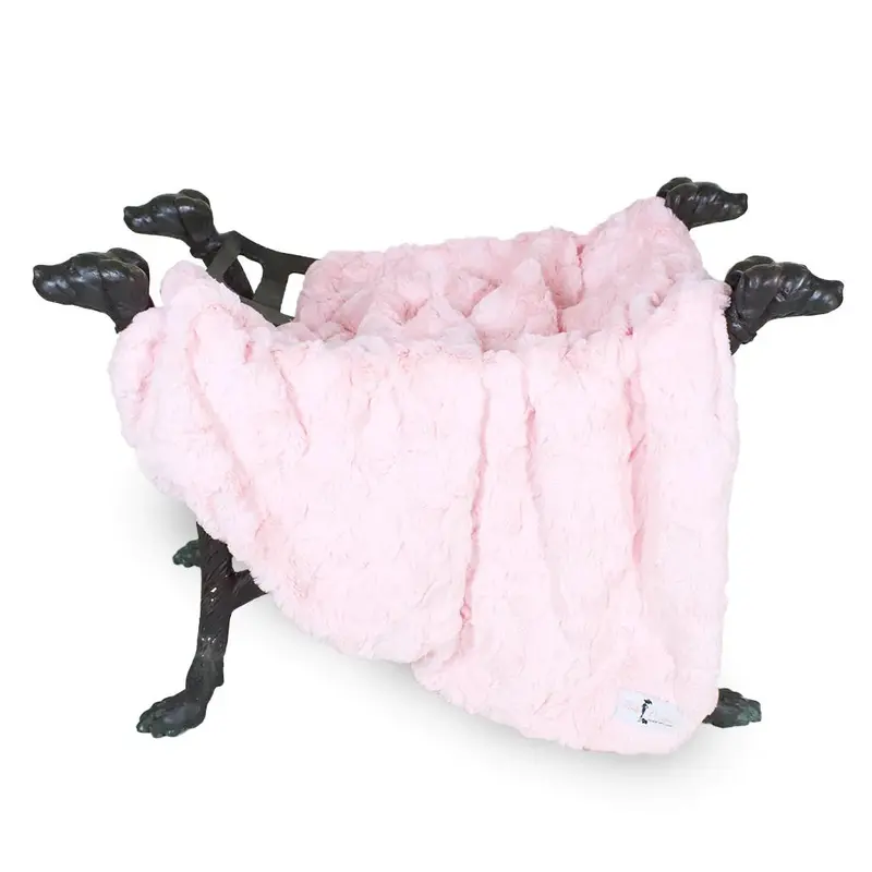 Hello Doggie Bella Dog Blanket - Baby Pink