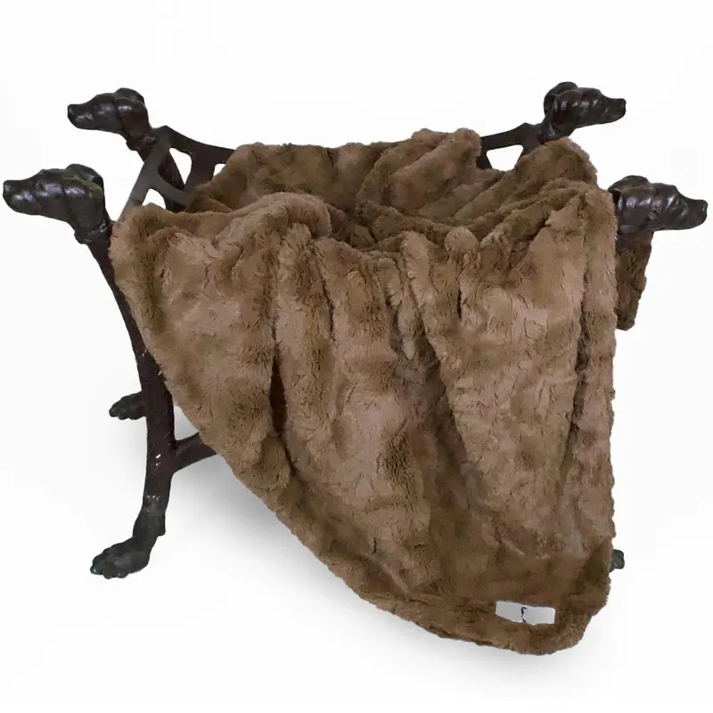 Hello Doggie Bella Dog Blanket - Mocha