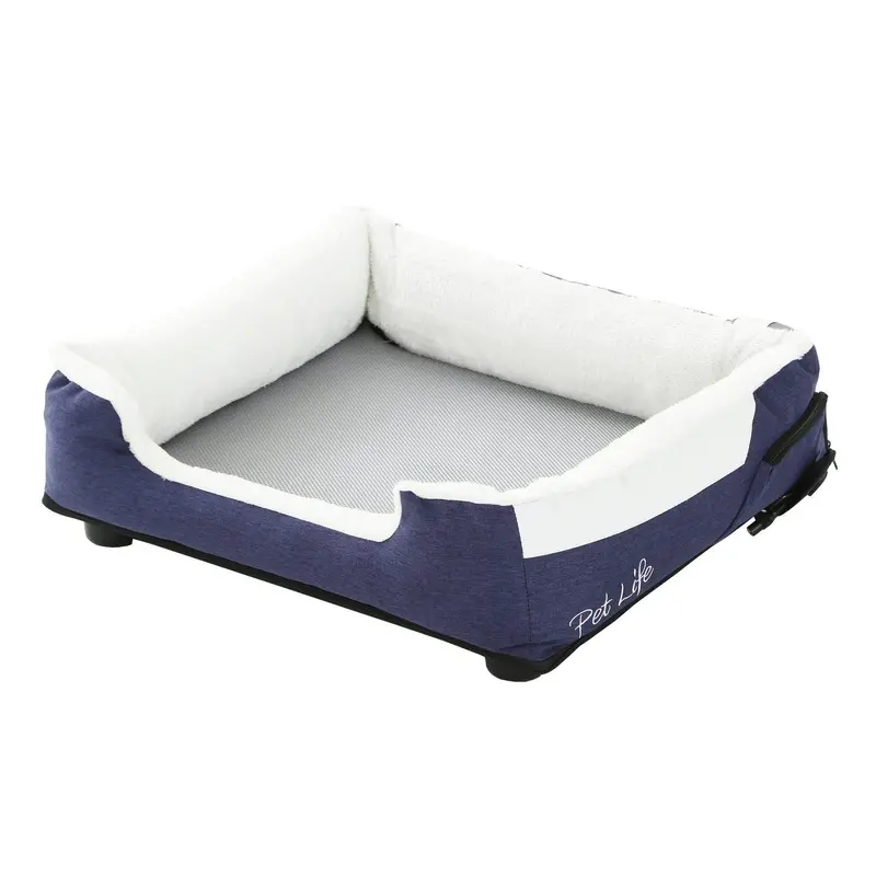 Pet Life Dream Smart Electronic Heating and Cooling Dog Bed - Navy