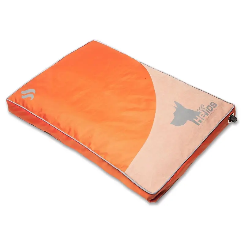 Pet Life Helios Aero-Inflatable Folding Waterproof Camping Dog Bed - Orange