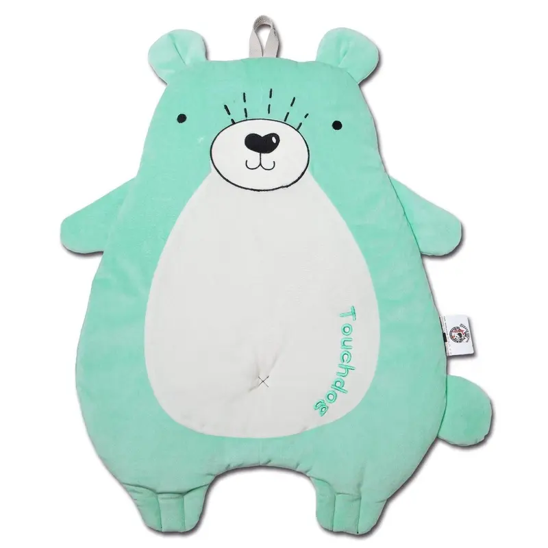 Pet Life Touchdog Critter Hugz Character Dog Mats - Mint Green Bear