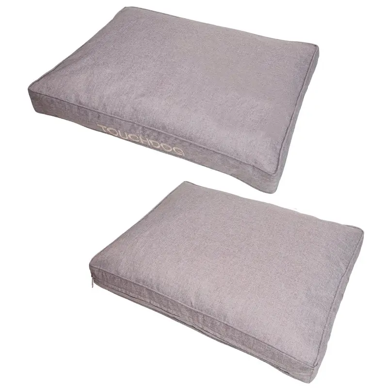 Pet Life Touchdog Hushky Water-Resistant Premium Dog Mat - Light Gray