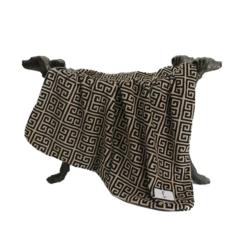 Hello Doggie Obsidian Dog Blanket