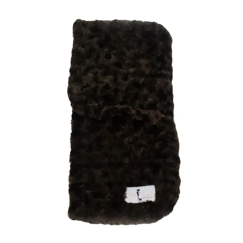 Hello Doggie Snuggle Pup Sleeping Bag Dog Bed - Chocolate Rosebud 