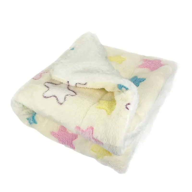 Klippo Ultra Plush Colorful Stars Dog Blanket - Yellow