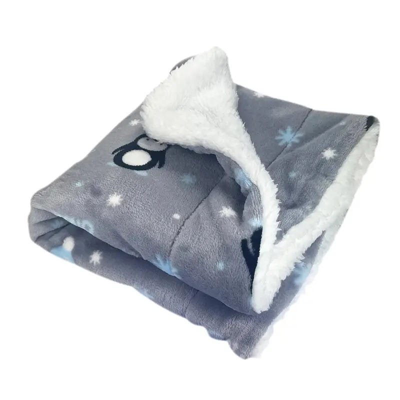 Klippo Ultra Thick Plush Penguins Dog Blanket
