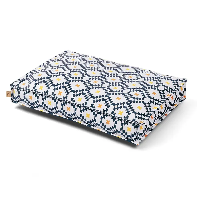 P.L.A.Y. Marina Rectangular Boxy Dog Bed - Cobalt Blue