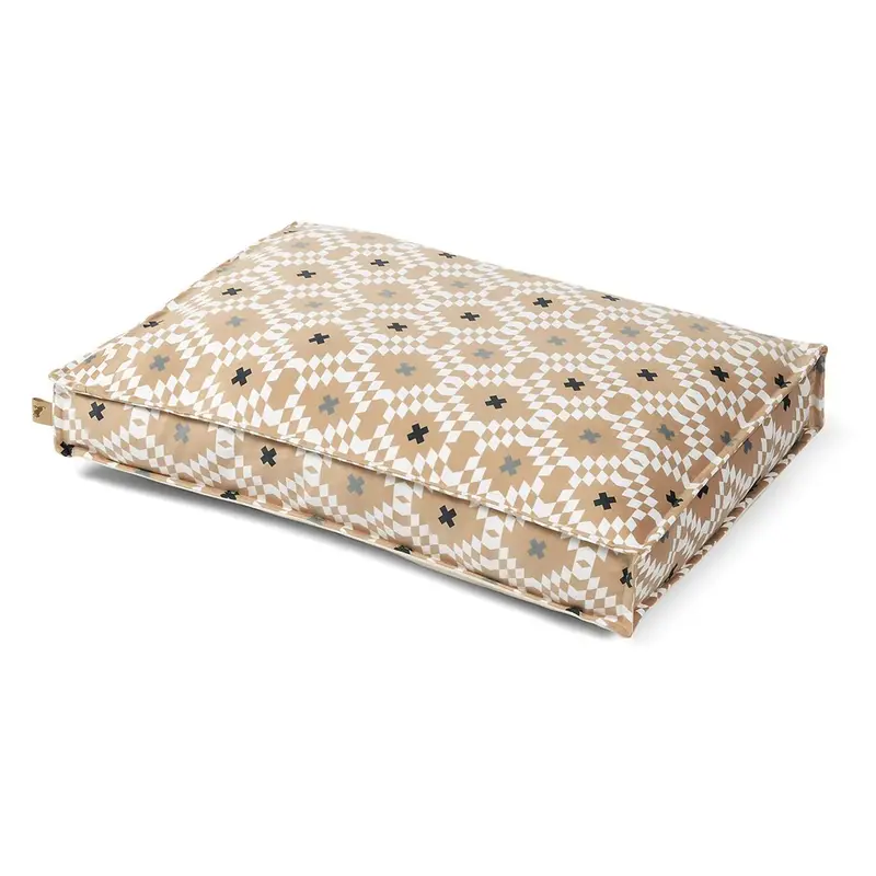P.L.A.Y. Marina Rectangular Boxy Dog Bed - Sand