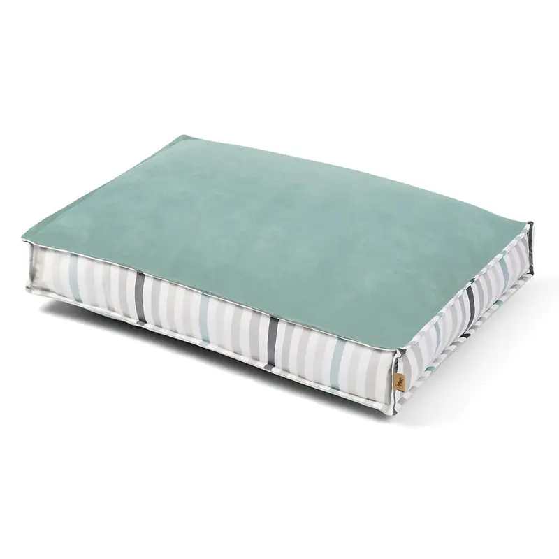 P.L.A.Y. Seaside Rectangular Boxy Dog Bed - Sea Glass