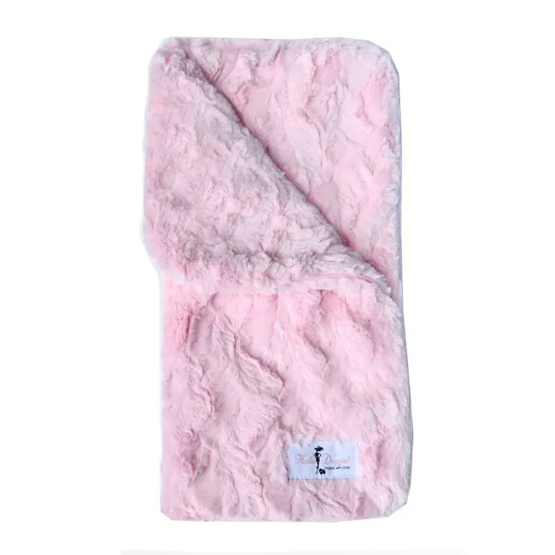 Hello Doggie Bella Snuggle Pup Sleeping Bag Dog Bed - Baby Pink
