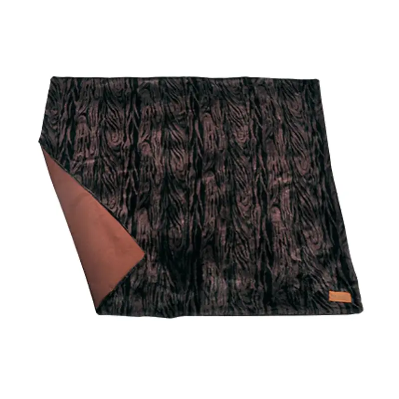 P.L.A.Y. Luxe Snuggle Throw Dog Blanket - Truffle Brown
